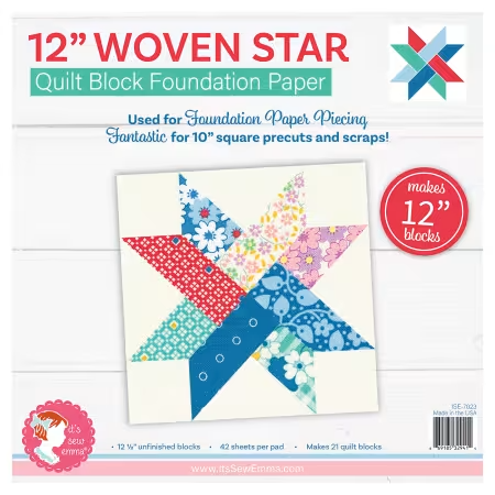 Woven Star 12in Foundation Paper Pad