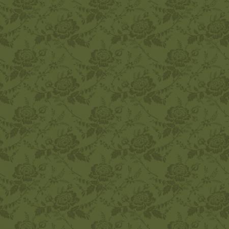 Green Gables Damask Basil