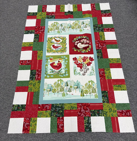 Holiday Panel Quilt Top
