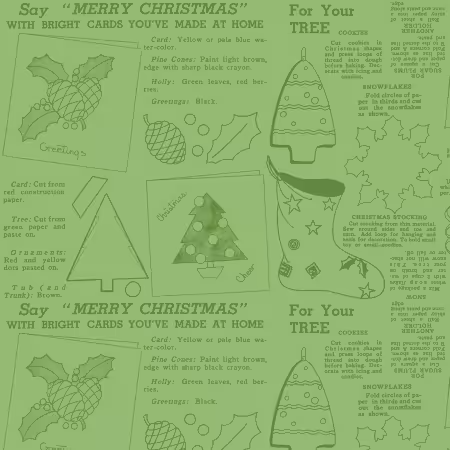 Classic Christmas Handmade Green