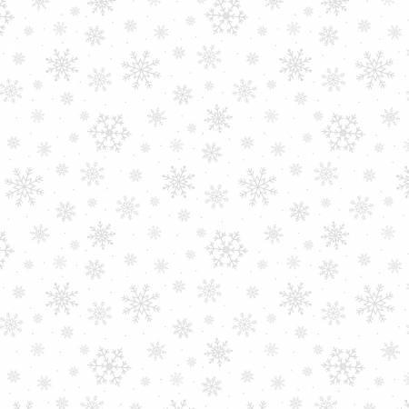 White On White Snowflakes All Over Christmas