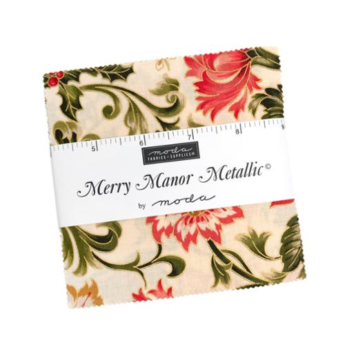 Merry Manor Metallic Charm Pack