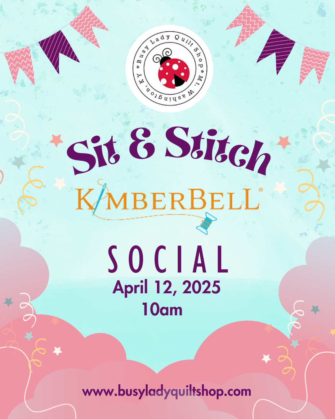 Kimberbell Sit and Stitch Social - April 12, 2025