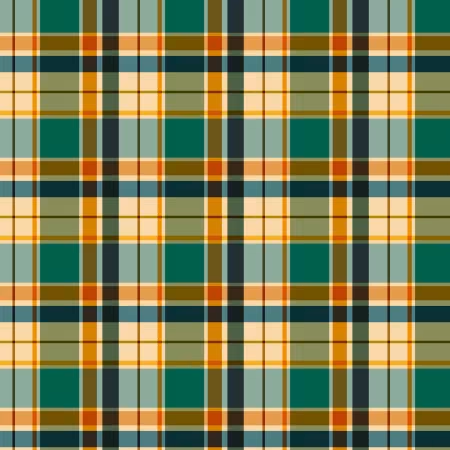 Happy Campers Teal Plaid