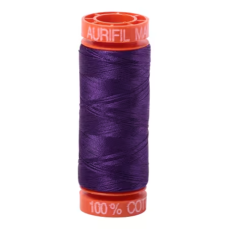 Mako Cotton Embroidery Thread 50wt 220yds Medium Purple