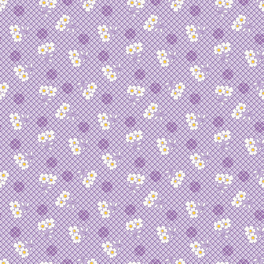 Basin Feed Sacks Daisy Lilac