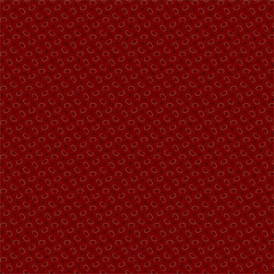 Pam's Patchwork Stars - Broken Oval Red