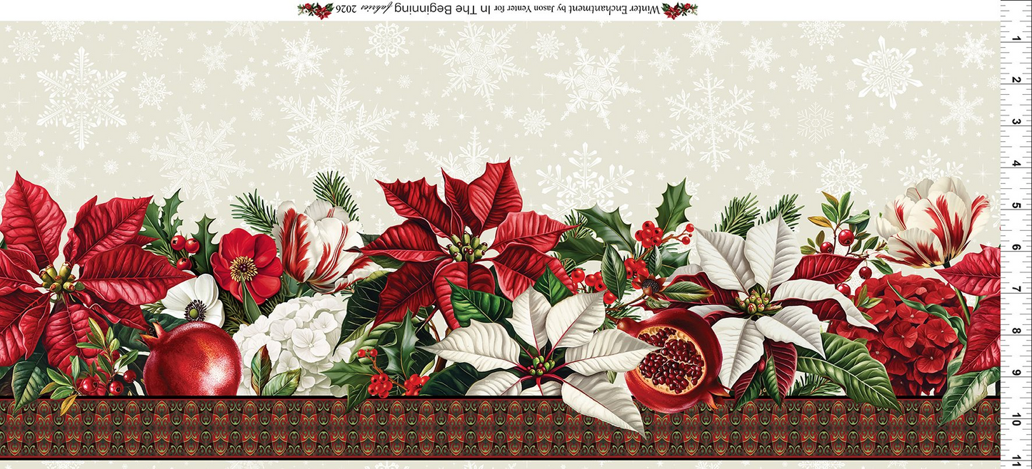 Winter Enchantment Cream Border