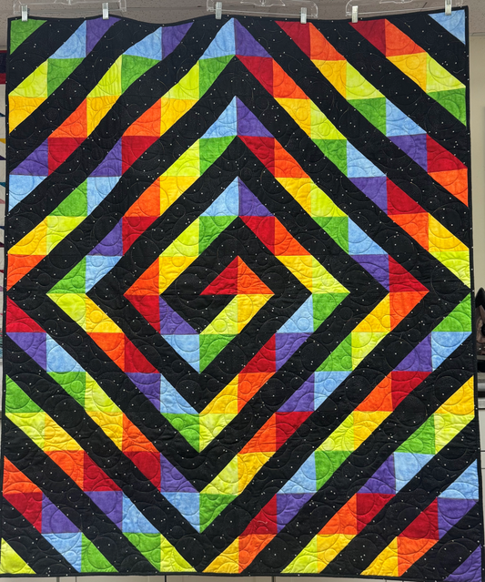 Rainbow Road Quilt