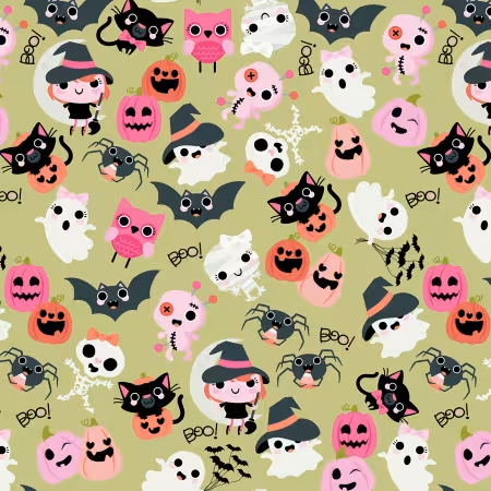 Not Scary Green Boos with Bows
