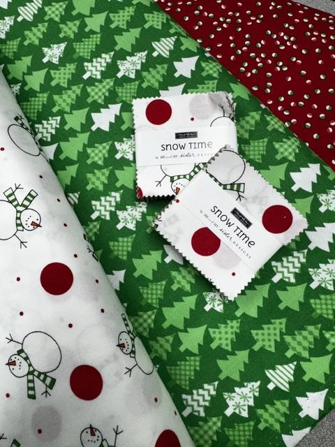 Basket Of Charms Fabric Kit