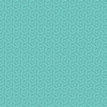 Whimsy II - Overlapping Rings Teal