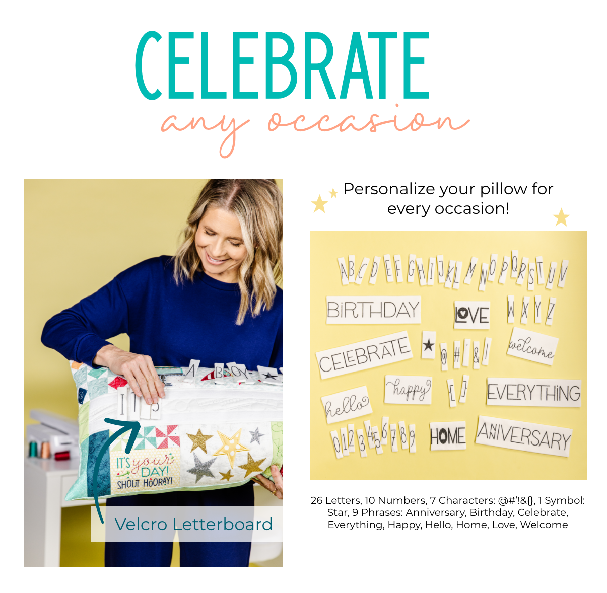 Shout Hooray Bench Pillow