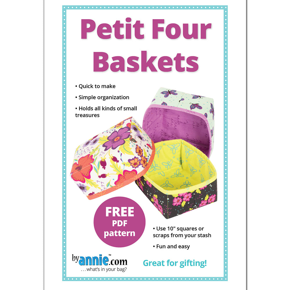 Petit Four Baskets Pattern