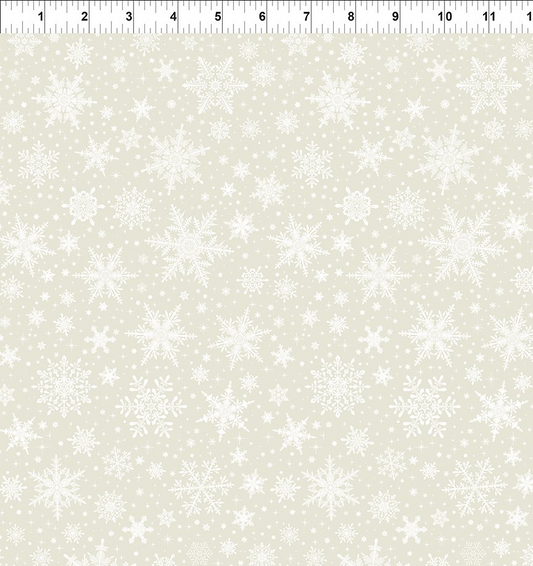 Winter Enchantment Cream Snowflakes