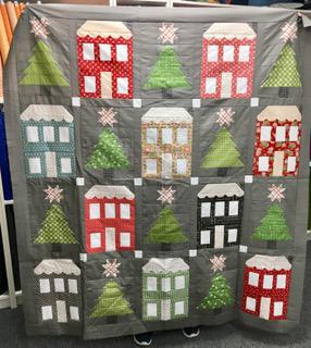 Little Town Quilt Kit - Featuring Hometown Holiday by Lori Holt