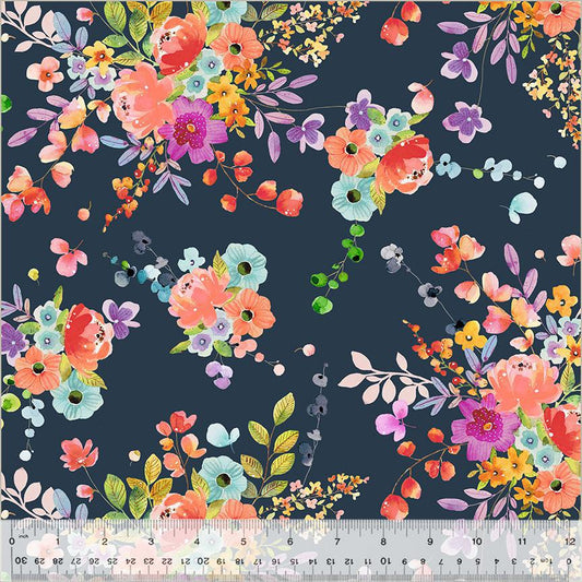 Wild Meadow - Bountiful Bouquets Navy