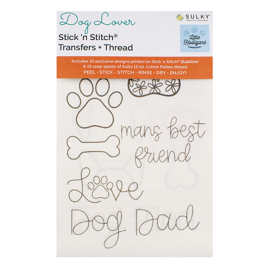 Dog Lover - Stick ‘n Stitch Transfers