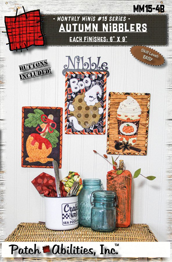 Autumn Nibblers Pattern with Buttons