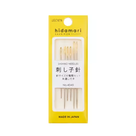 Cosmo Hidamari Sashiko Assorted Needle Set