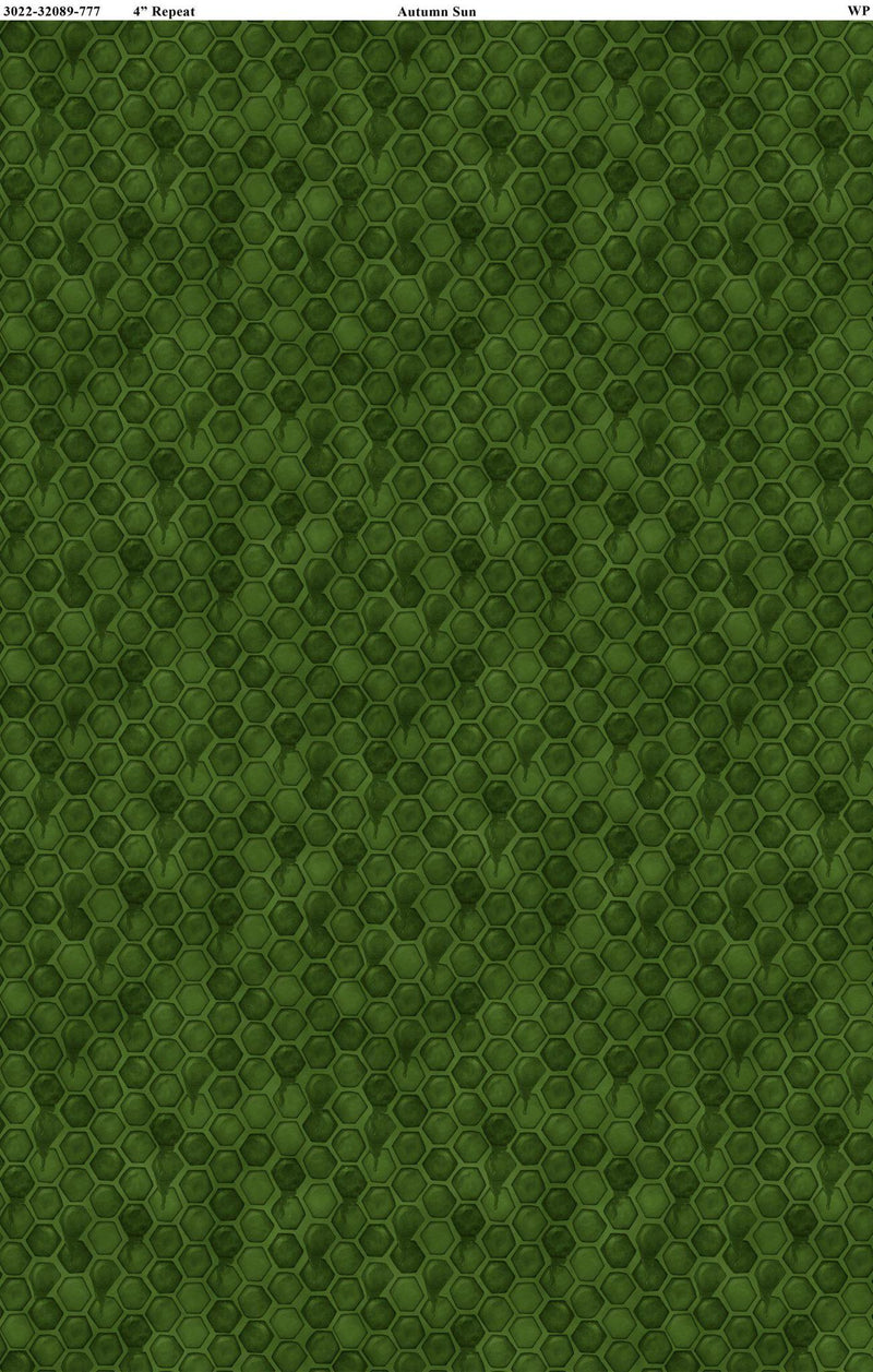 Autumn Sun Dark Green Honeycomb