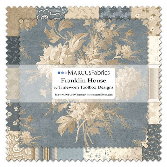 Franklin House Layer Cake 10" Squares
