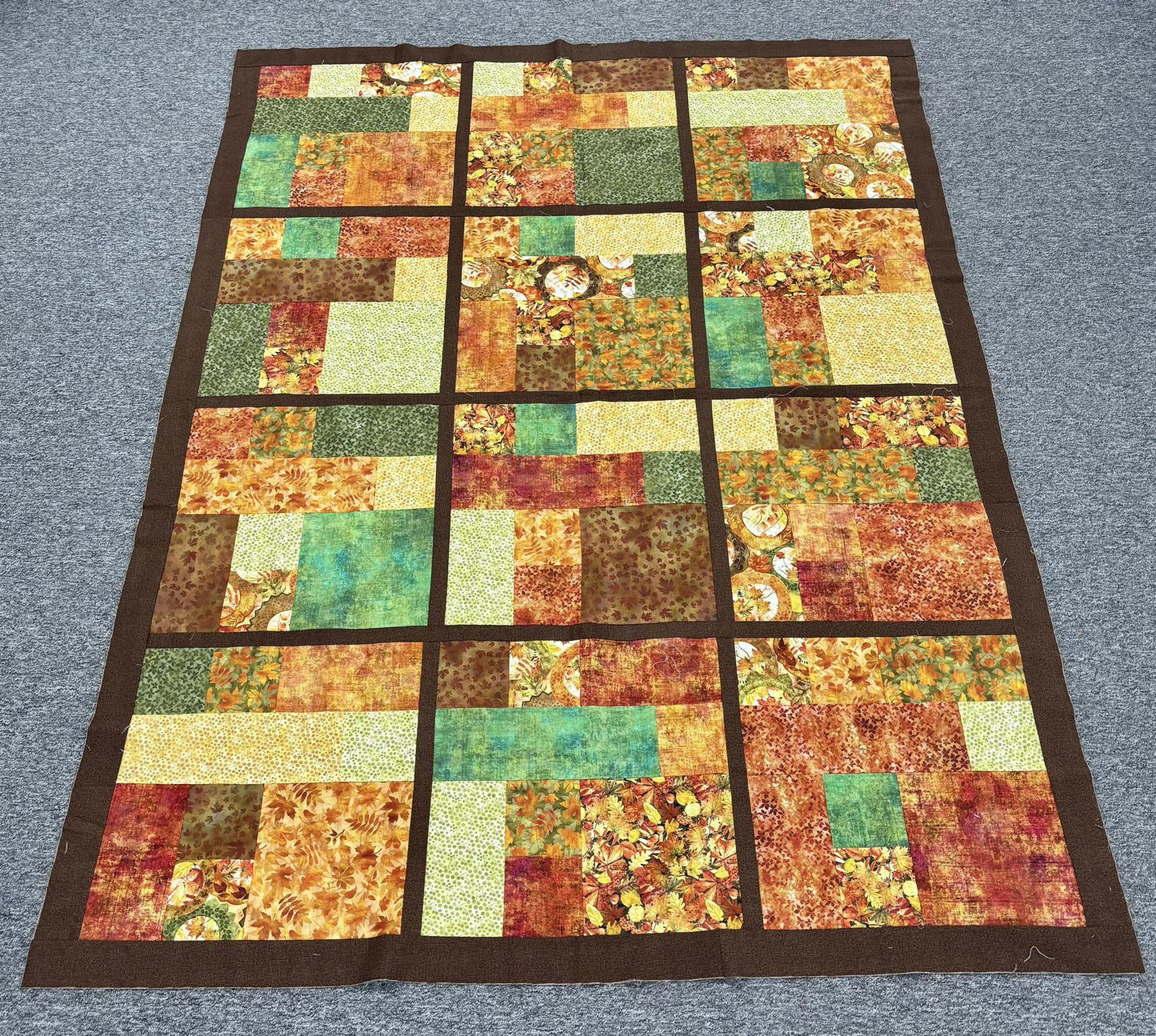 Autumn Blocks Quilt Top