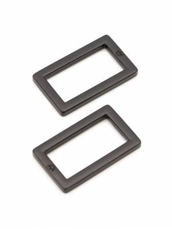 1" Flat Rectangle Rings Set of 2