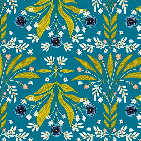 Serenade Floral Burst Blue