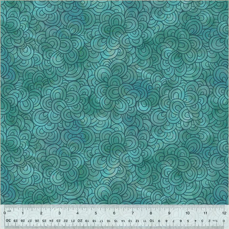 Wild Meadow - Petal Pavers Teal