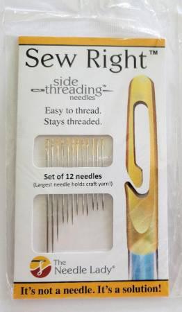 Side Threading Needles - 9 Pack