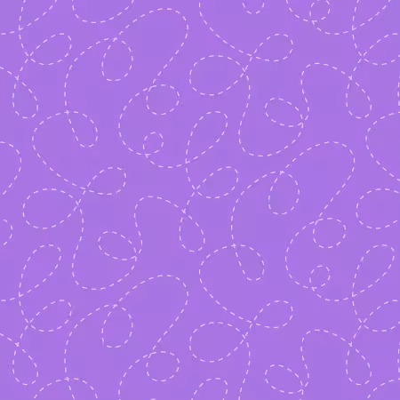 One Stitch Two Stitch - Stitched Curlicues Lavender