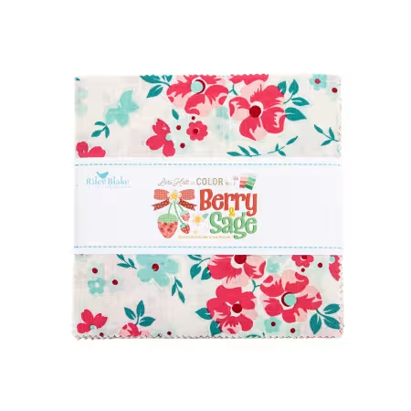 Berry and Sage 5" Square Stacker