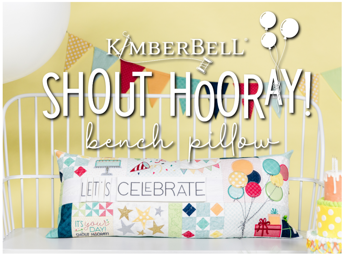 Shout Hooray Bench Pillow