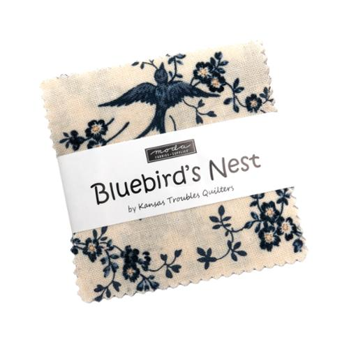Bluebirds Nest Mini Charm