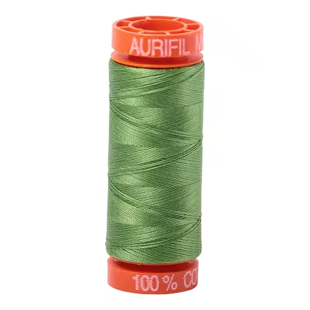 Mako Cotton Embroidery Thread 50wt 220yds Grass Green