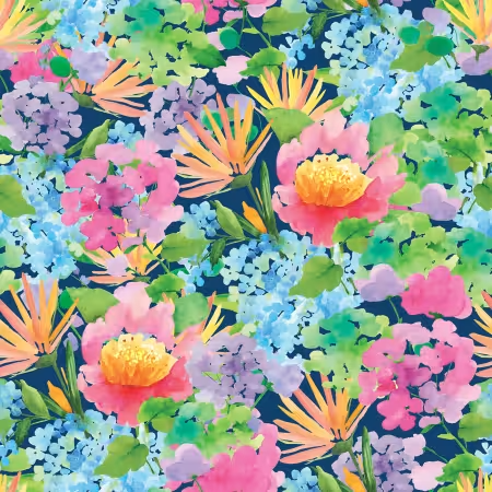 Brown Bag Mystery 2026 - Bows & Blooms Navy