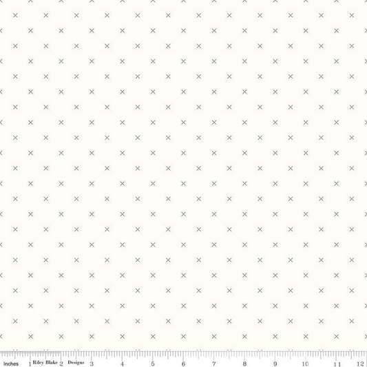 Bee Backgrounds Cross Stitch Gray