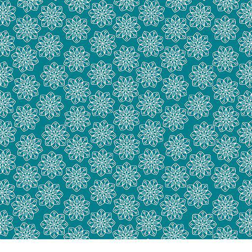 Alpine Valley Teal Flurries