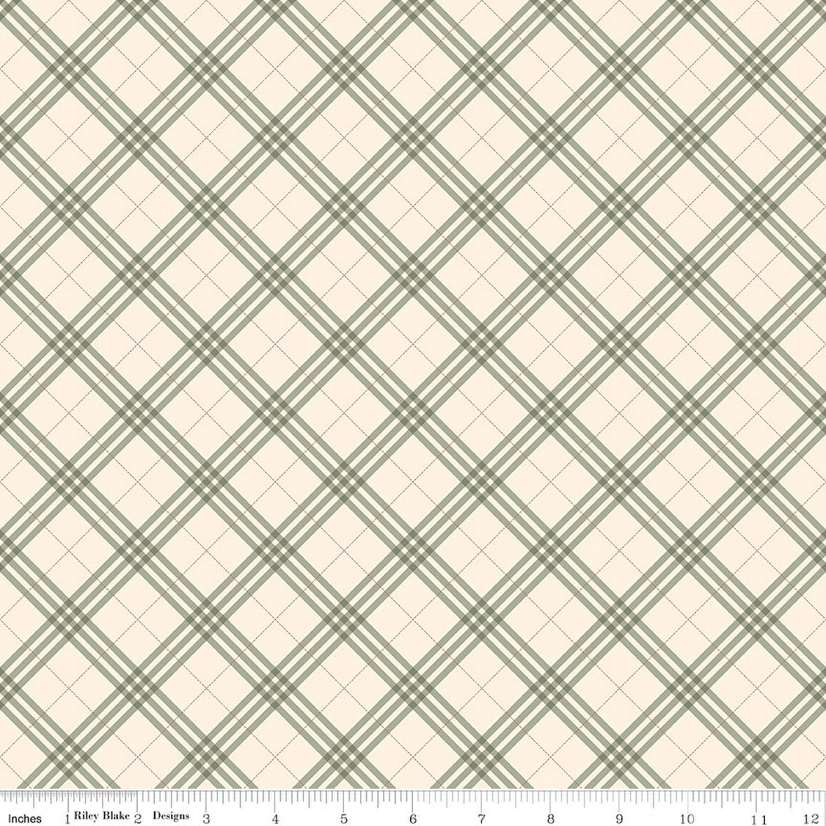 Coffee Time Plaid Cream