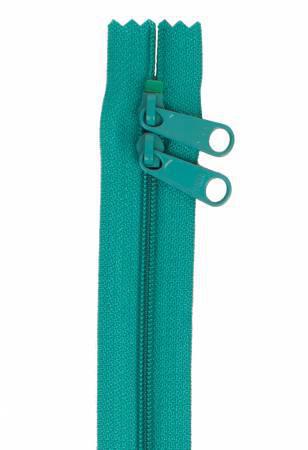 30" Dbl Zipper Emerald Green