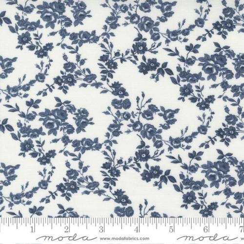 Nantucket Summer Cream Navy Surfside Small Floral