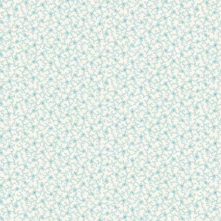 Frosty & Forest Friends - Cream Blue Dot Vines