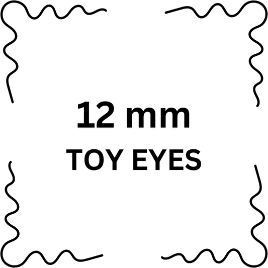 12mm Toy Eye Pack (pk of 5)