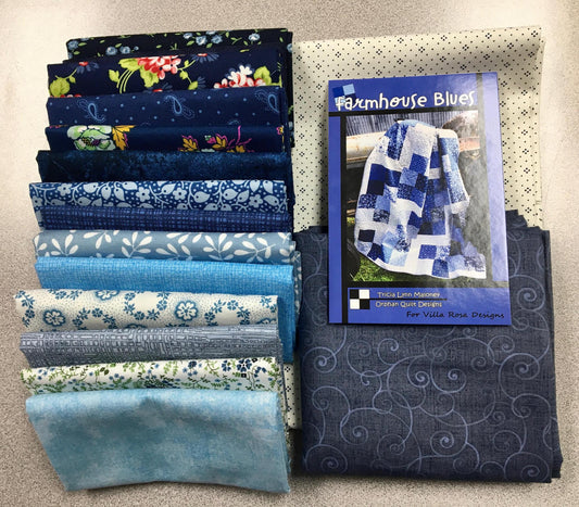 Farmhouse Blues Quilt Kit