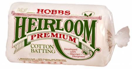 Batting Heirloom Premium Cotton Blend 120in x 120in