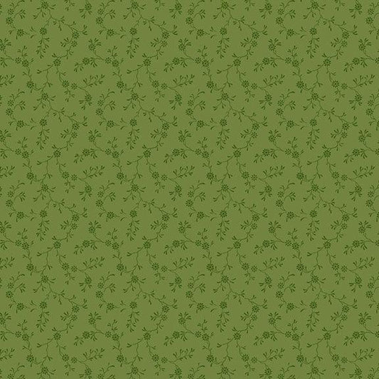 Paula's New Companions - Tossed Sprigs Green