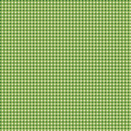 Aunt Grace Dots Green