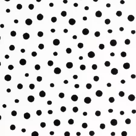 Black on White Irregular Dot