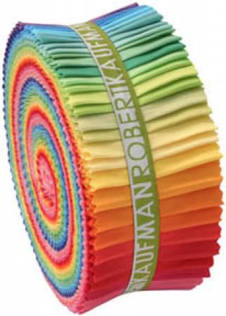 Kona Cotton Solids Bright Palette Roll Up (41 Strips)